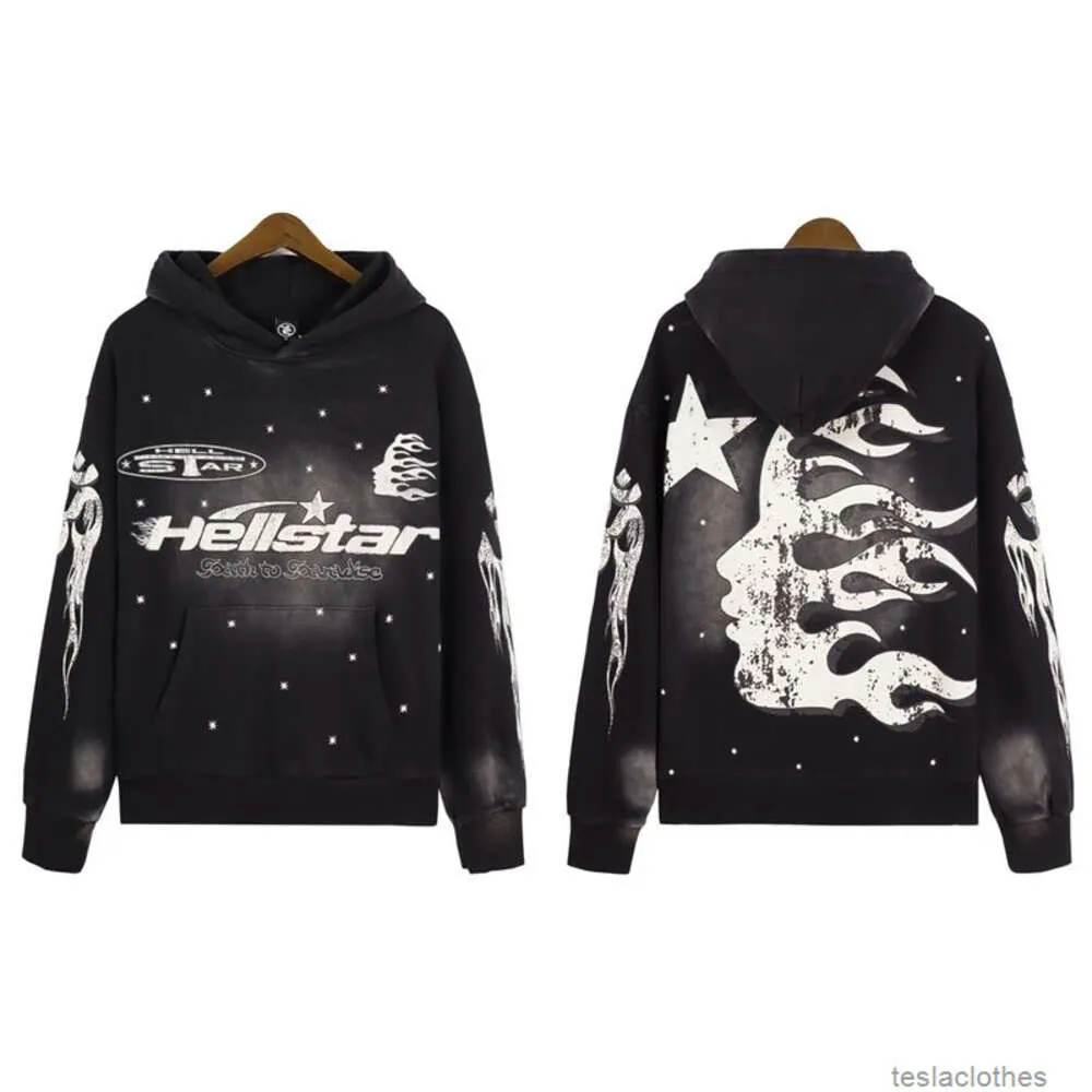 Designer Hoodies for Men: Stylish All-Sky Star Print Hooded Sweatshirts for  Autumn Winter