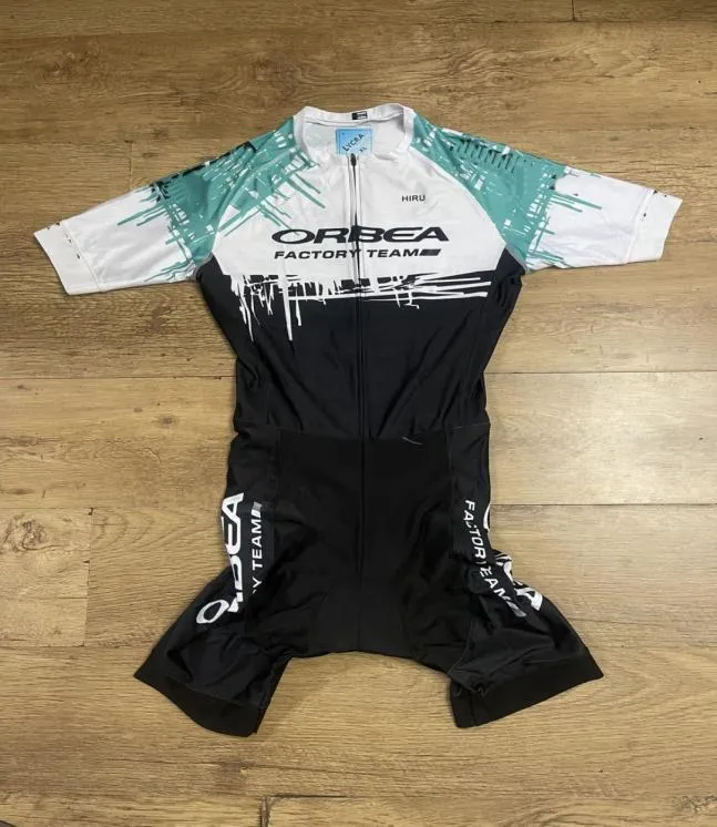 MEN039S HÖGKVALITETS SKINSUIT BODYSUIT Cykeltröja Cycling Wear 2021 Orbea Team med Power Band SizEXS4XL9377402