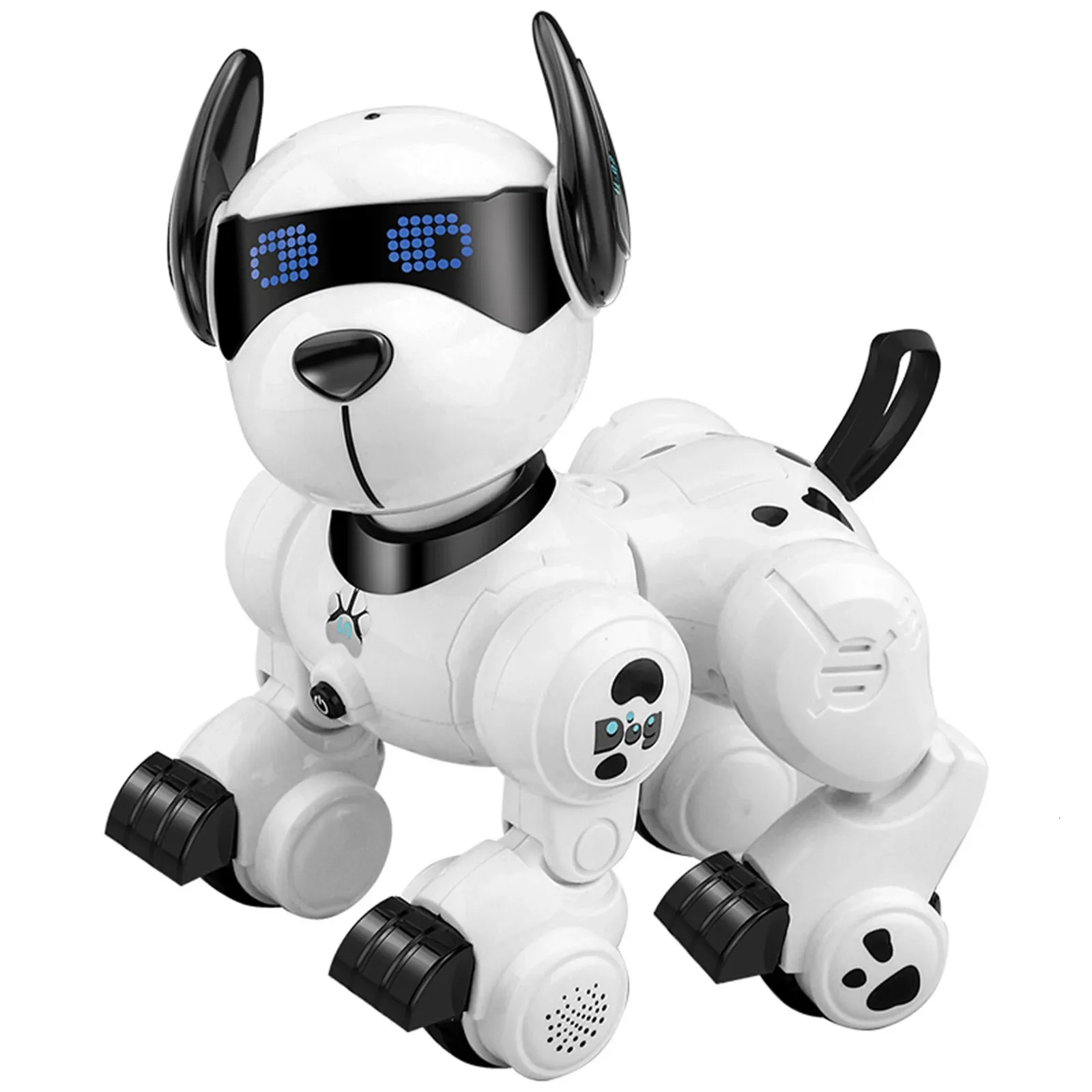 Chien Robot Interactif Avec Télécommande - Capteur Tactile, Lumières LED - Jouet Pour Enfant 3 Ans Et Plus