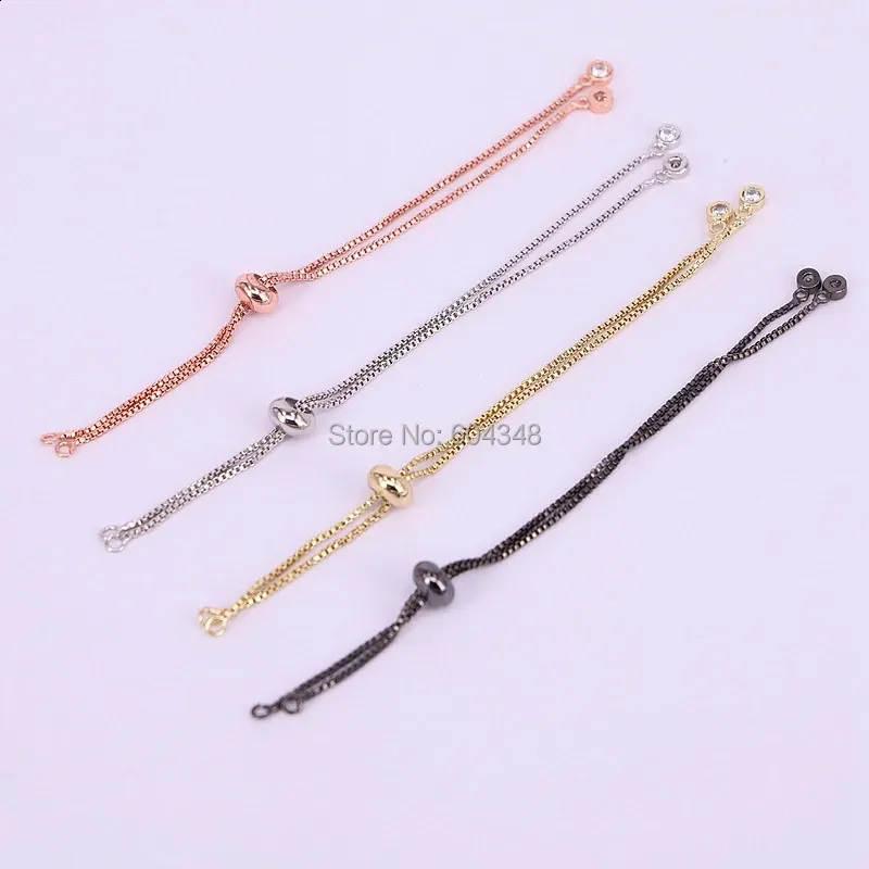 Mankiet Bransoletka łańcuchowa łańcuchowa łańcucha łańcucha łańcucha 20pcs Gold / Black / Rose Gold / Srebrne Kolor