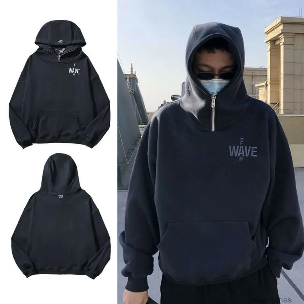 Tasarımcı Hoodie Erkek Sweatshirts Fashion Street Giyim Mektubu Nakış Güzbeli Yarım Zip Kazak Kazak Erkek Sokağı Gevşek Vibe Ceket Moda