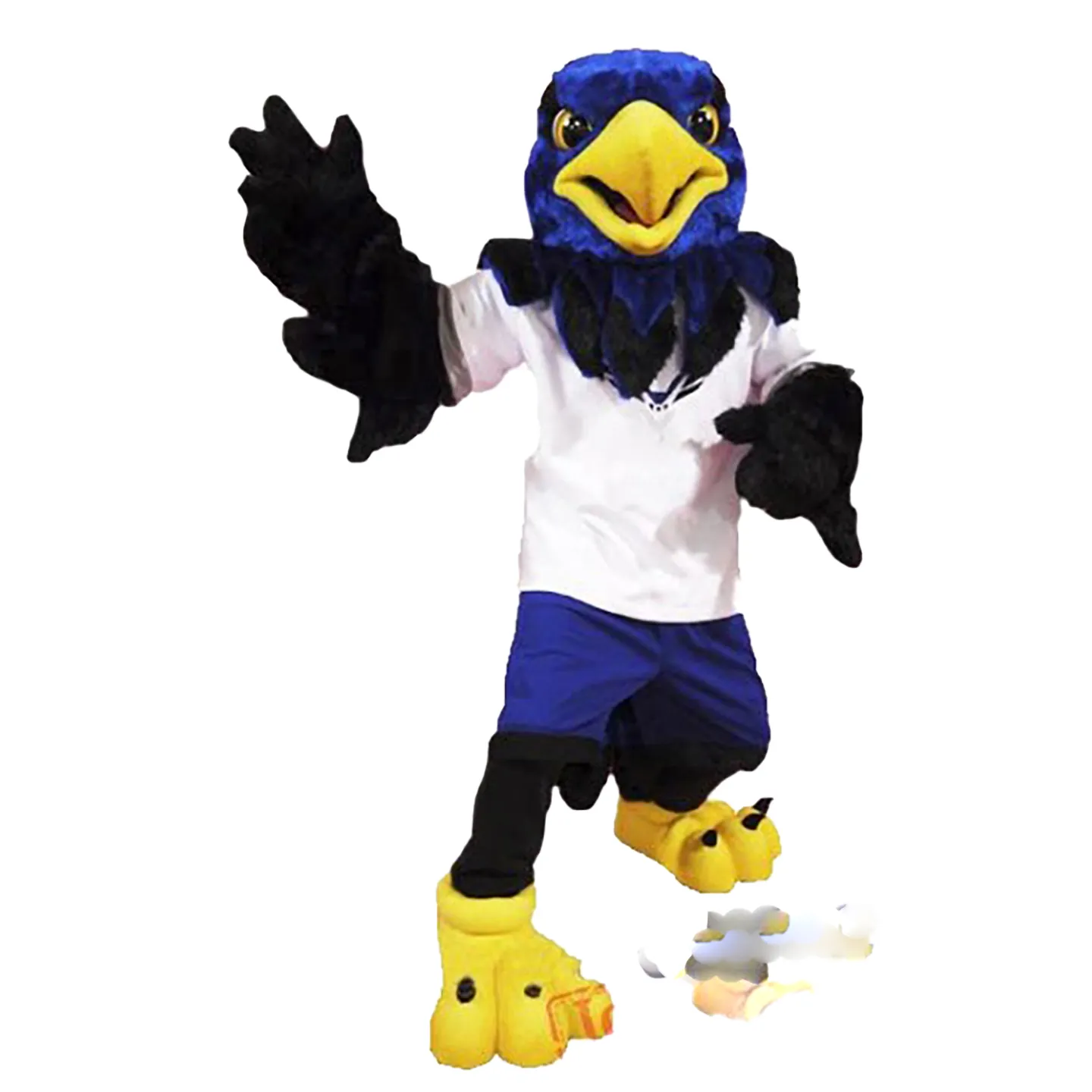 Halloween azul falcão/águias mascote traje terno vestido de festa natal carnaval festa fantasia trajes adulto outfit