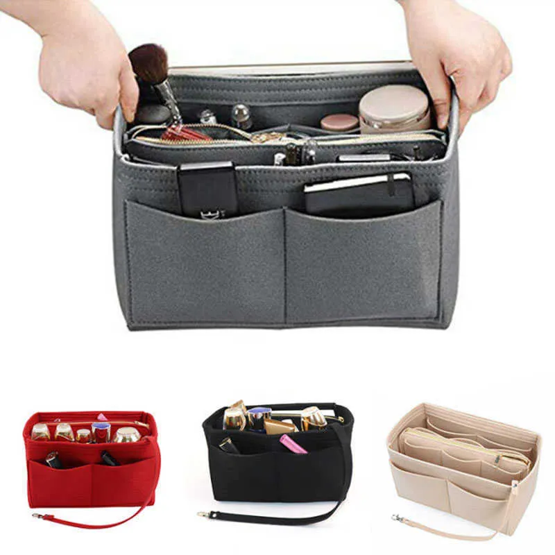 Cosmetische tassen Multi Pocket Women Make -up draagbare reisopslag toilet toilethalte grote capaciteit ijdelheid badkamer make -up organisator 230417