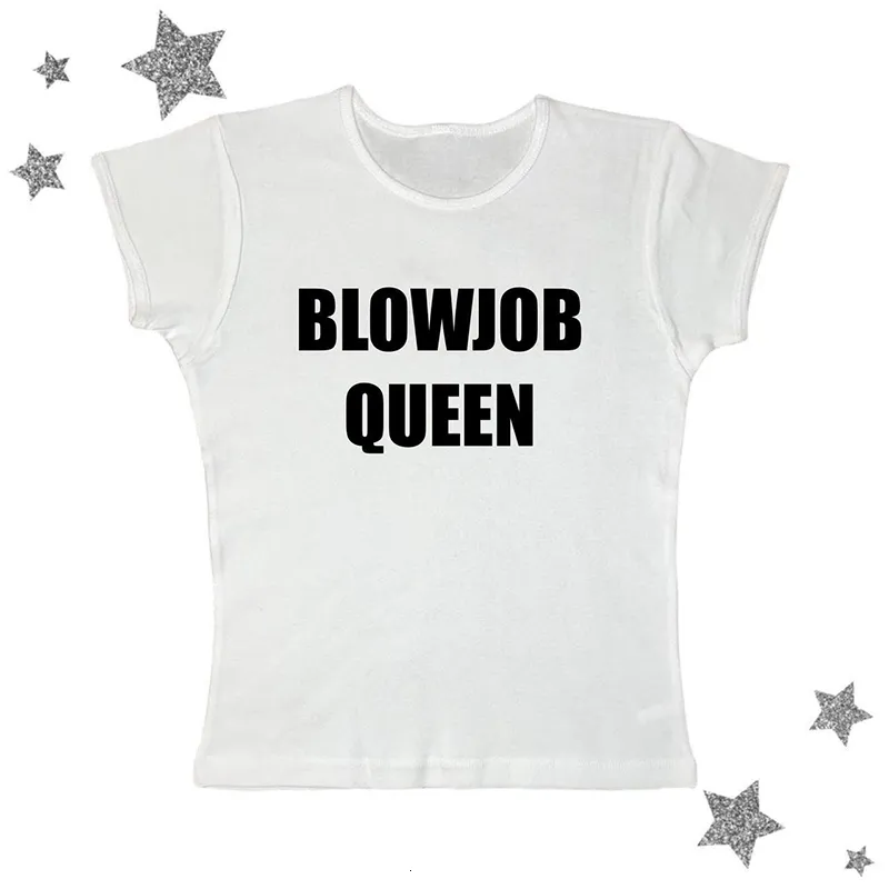 Tshirt pour femmes esthétique mignonne crop top punk punk lettre imprimement grunge tee y2k vêtements gothic emo fille chemise vintage baby 230414