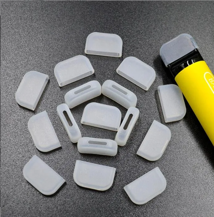Tapa de boquilla de silicona desechable Puff Puntas de goteo Tapas de prueba de silicona Punta de prueba de goma 17 * 10 mm