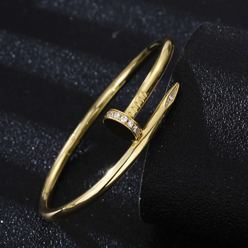 Desginer cartera – Bracelet Kajia en diamant galvanisé, Version haute, Simple et luxueux, ornement féminin