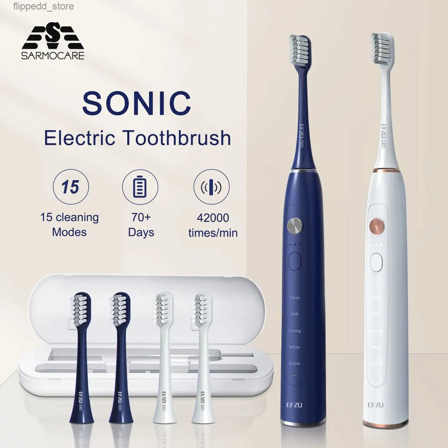 Toothbrush Sonic Electric Toothbrush Tooth Brush USB Electr Toothbrush Adult Ultrasonic Brush For Teeth Cleaning Fast Shipping With Case Q231117