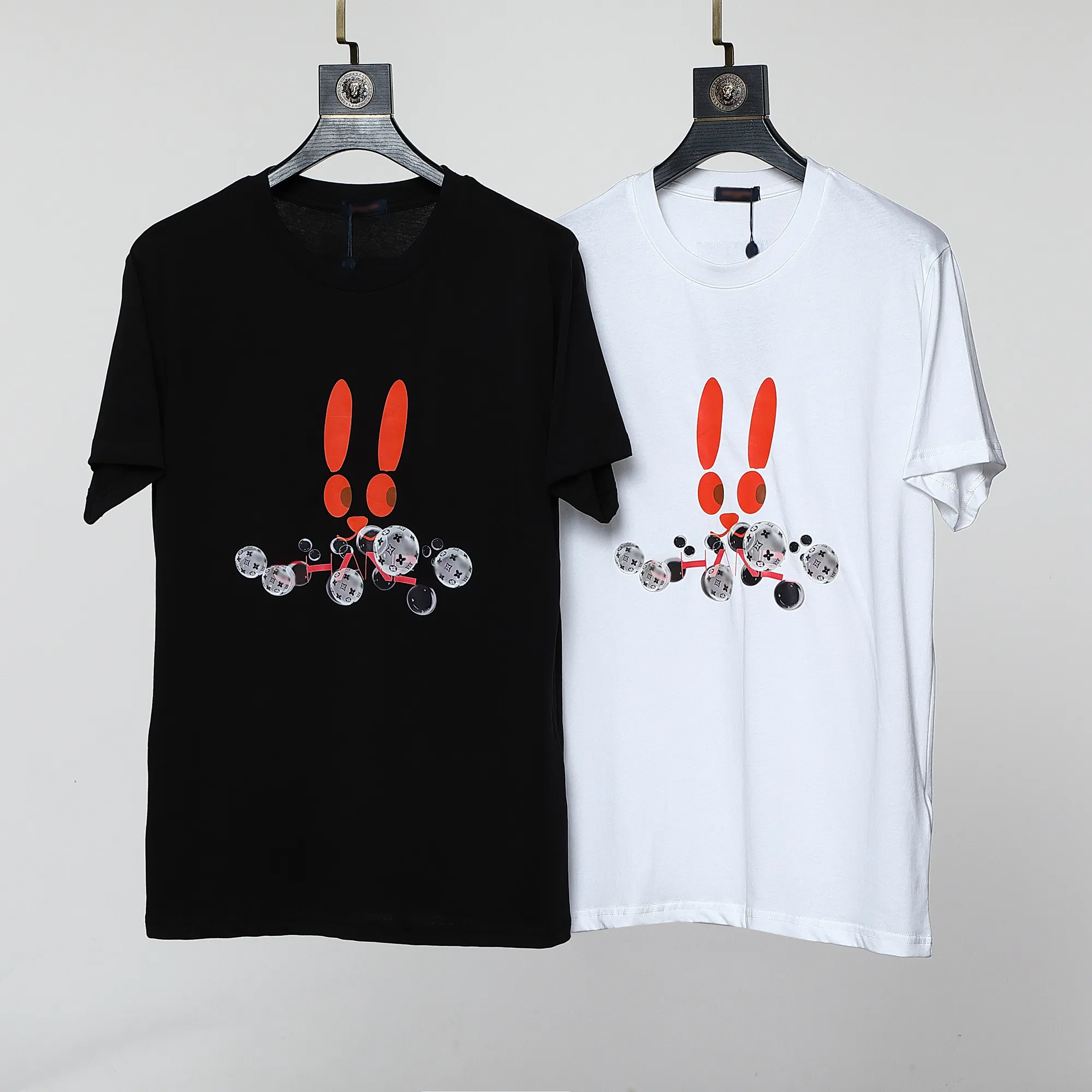 Neueste Sommer T-Shirt Designer TShirt Luxus Herren T-Shirts Schwarz Weiß Farbe Buchstaben Kurzarm Männer Frauen 100% Baumwolle Kurzarm Größe 01