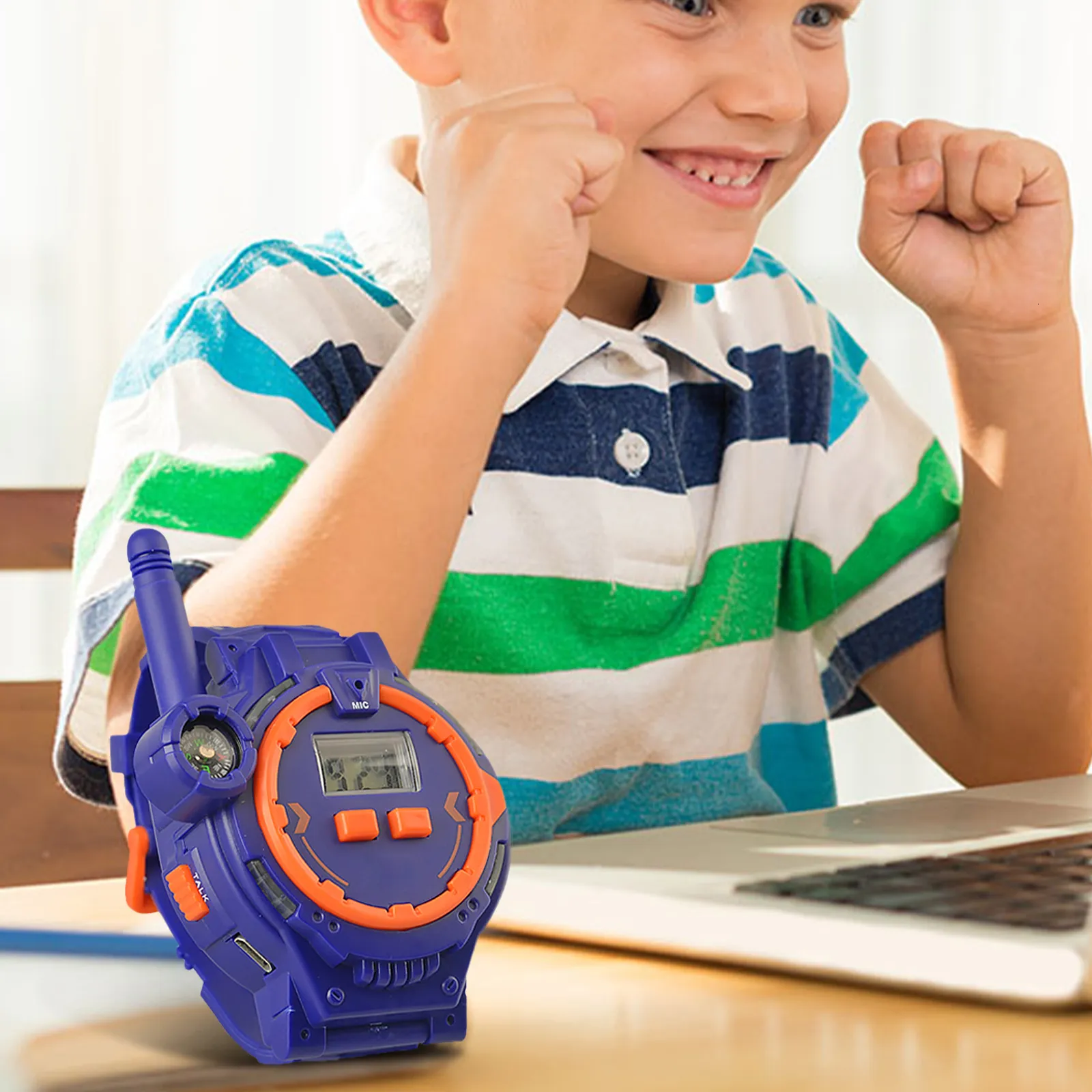 Montres pour enfants Talkie-walkie pour enfants Style de montre  Talkie-walkie Talkie-walkie rechargeable Talkie-walkie bidirectionnel  Enfants Camping