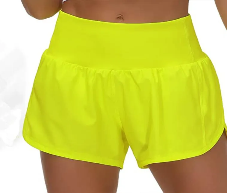 Dames korte sport fitness ty yoga-outfits vrouw casual gymshort los met verborgen zak zomer run jogger atletische training1662655
