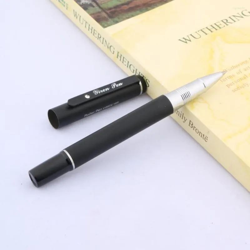 Luxo Metal de qualidade Metal 801 Fosco preto de rollerball de caneta de caneta Signature Stationery Office Supplies Writing Writing