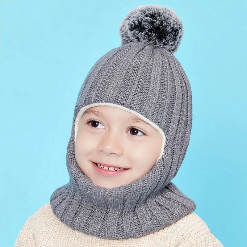 Boys grey hat and scarf sale