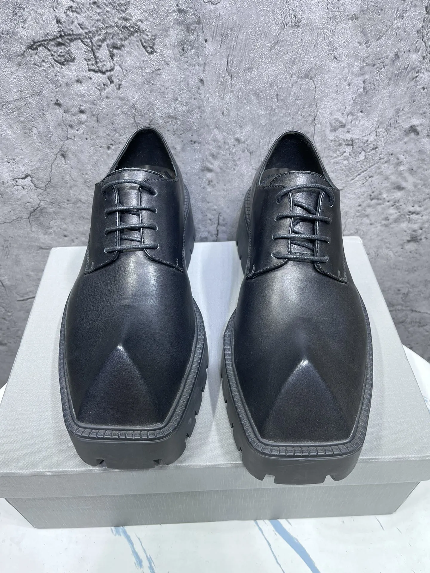 2023 Rhino Derby Horn Mens Inspector Dress Shoes... From Shoes798 