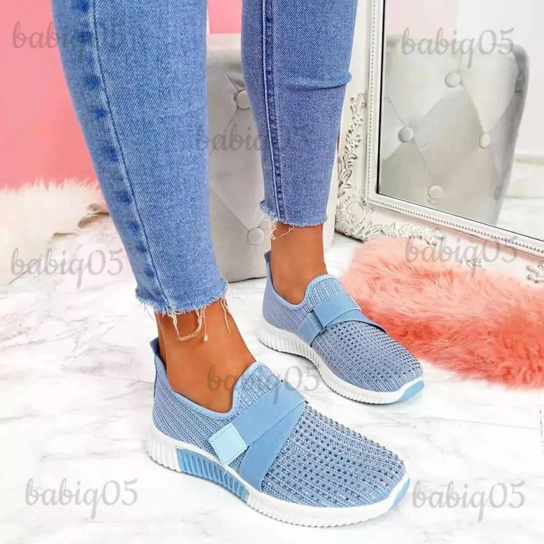 Scarpe eleganti Scarpe da donna Scarpe da ginnastica Scarpe calzino lucide Donna Comode mocassini casual Scarpe Slip On Scarpe vulcanizzate femminili 2022 T231117