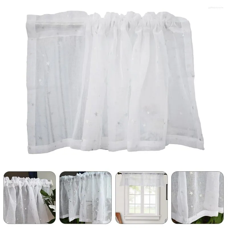 Vorhang 1pc Nordic Style Window Sheer Voile für Schlafzimmer Home Living Room