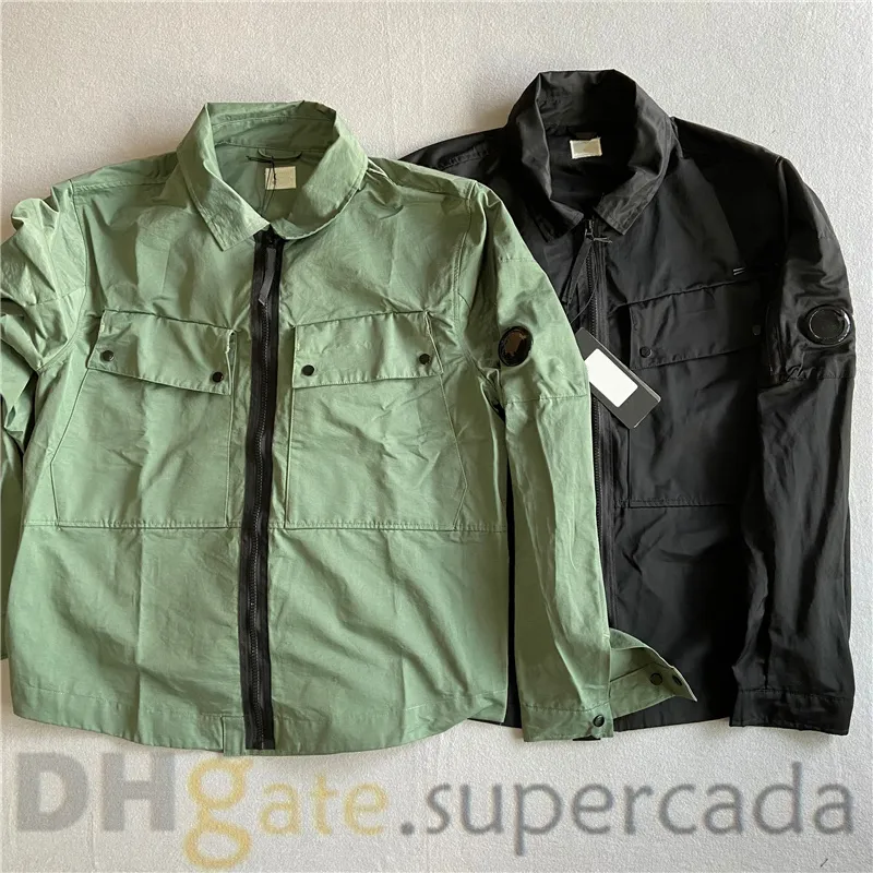 Mens Jackets CPMPANY NYLON MENS TOPSTONE 클래식 고품질 고품질 CP 자수 배지 스타일 캐주얼 느슨한 CP 재킷 CP 회사 F4 TNYB A313#