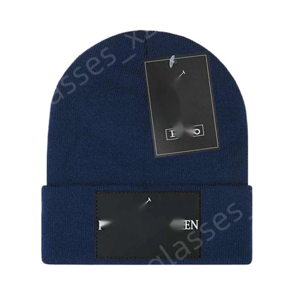 Ralphs Designers okrągła czapka czapka czapka kucyka wełniana na dzianina dla mężczyzn i kobiet jesienna i zimowa izolacja ciepła zimna haft haftowany kapelusz na głowę