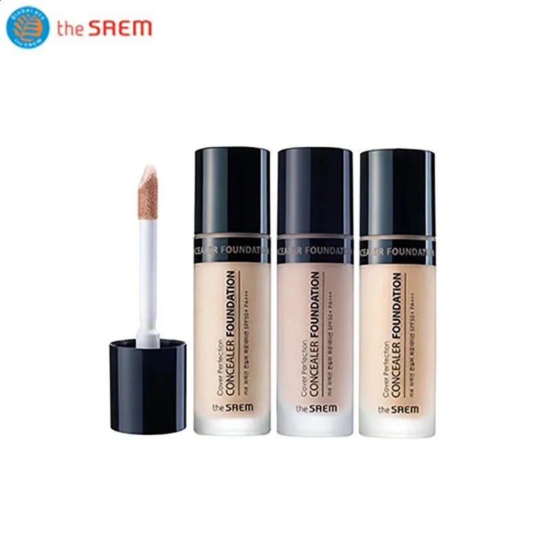 Foundation THE SAEM Cover Perfection Concealer Foundation 38g Concealer Makeup Foundation Professional Full Cover Contour Base Make Up 231116