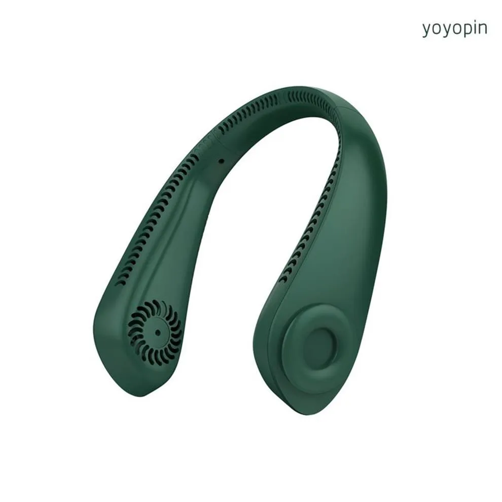 Xiaomi Youpin YOYOPIN Mini Neck Fan Air Coolers Portable Bladeless USB Rechargeable Mute Sports Fans for Outdoor Ventilador Portat236t