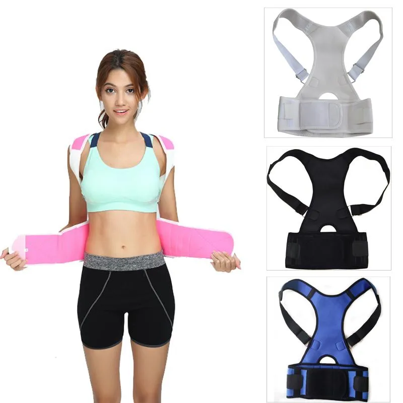 Back Support Shoulder Belt Posture Corrector Sports Brace Lumbar Pain Reliver Faja