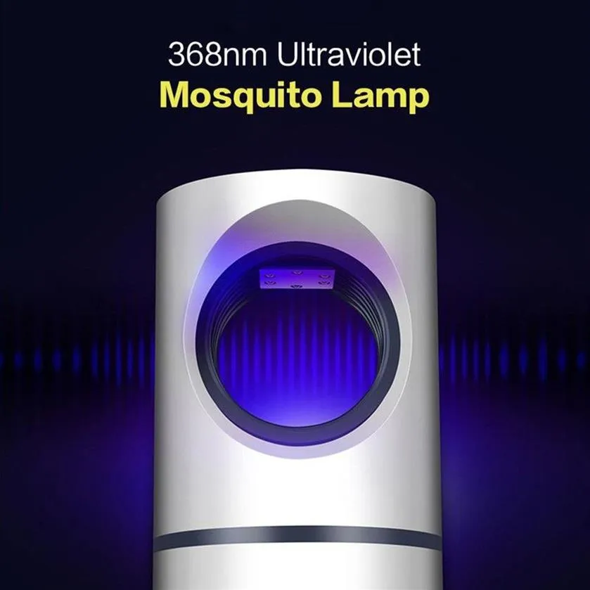 LED Pocatalyst Mosquito Killer Lamp USBパワー昆虫キラー非毒性UV保護妊娠女性A205oに適している