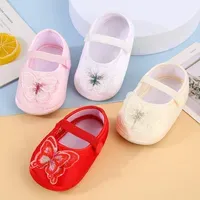 First Walkers Baby Soft Sole Toddler Shoes Breathable Non Slip Bowknot Casual Girls Princess Kid Shoe Children Walking 0-12M