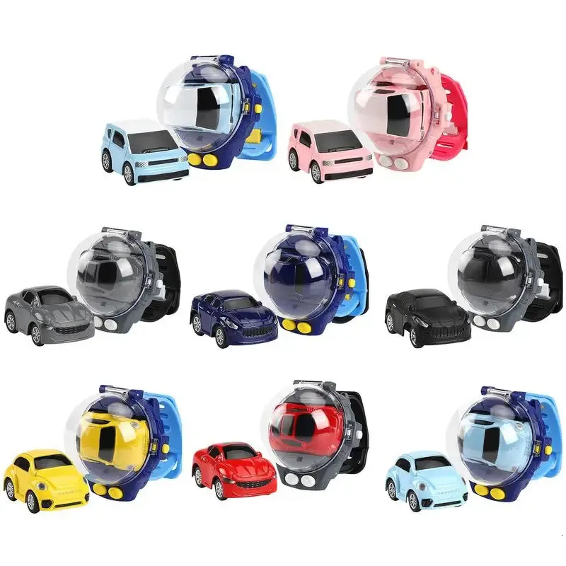 Electric/RC Car Mini Remote Control Car Watch Toys Thunder TumblerAmphibious RC Car USB Rechargeable 360 Rotating Toy Interactive Game 231117