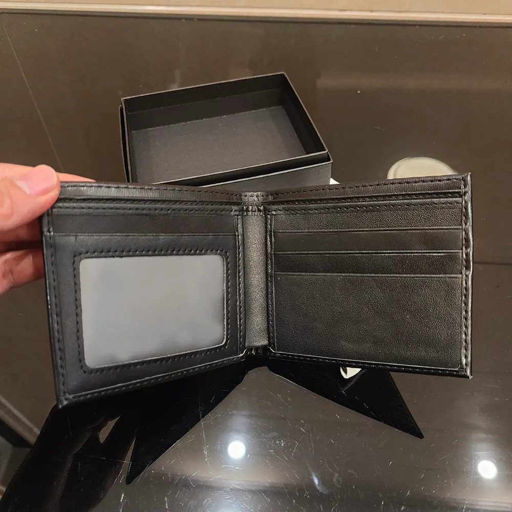 Top Luxe Designer Purse Men Men Woman Mini Card Holder vaste lederen portemonnee met originele behuizing Pocket Cardholder