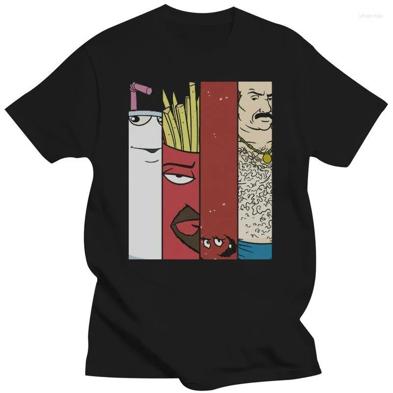 Herr t-skjortor 2023 Aqua Teen Hunger Force Group Tiles 2 Junior T-shirt
