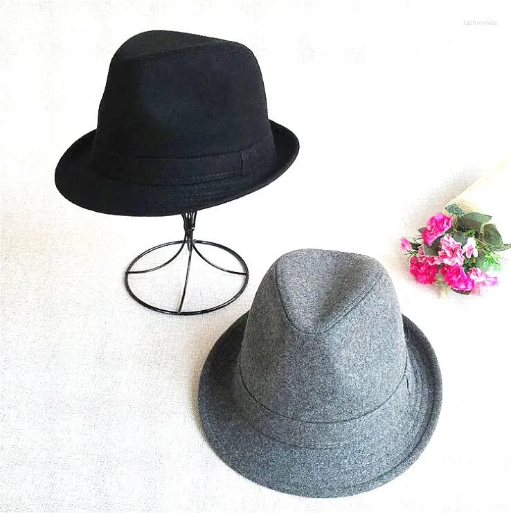 Bérets mélange laine haute qualité Fedora chapeaux pour hommes chapeau d'hiver confortable Cool belle diverses couleurs femmes 2023