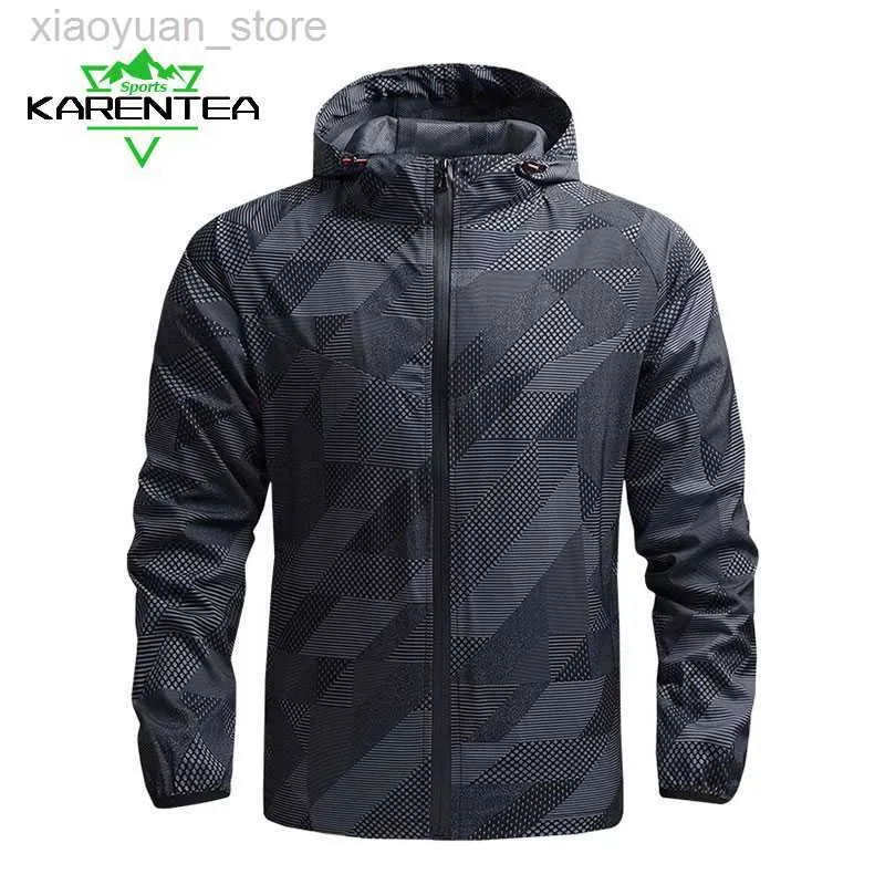 Men's Jackets Karntea Running Jackets Gym Jogging Sportswear For Men Fitness Jacket Training Breathable Soft Outdoor Tennis