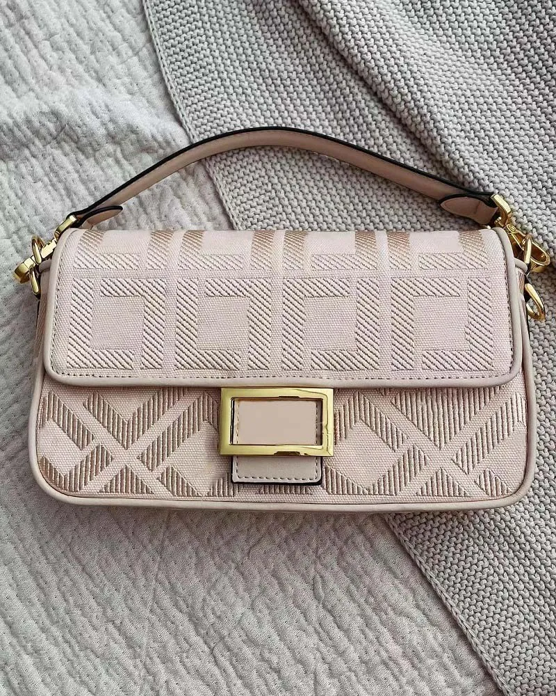 Handväska designer axelväska kvinnor messenger väska flip kedja väska mini löstagbar strap metall spänne plånbok lyxig smink väska