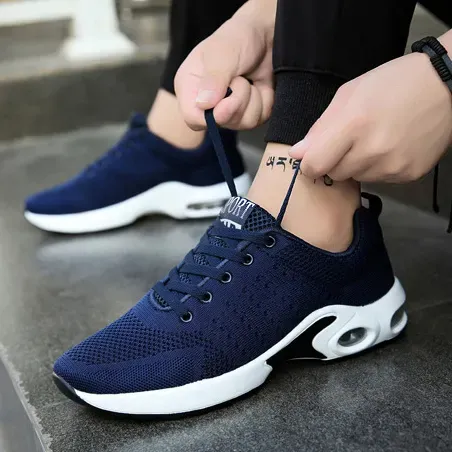 Drop shipping hot sale cool pattern7 Blue Black white gray grizzle Men women cushion Running Shoes Trainers Sports Designer Sneakers 35-45