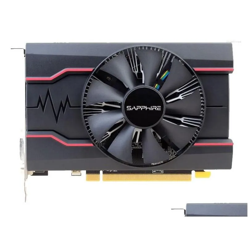 بطاقات الرسومات SAPPHIRE RX550 2GB DDR5 PC سطح المكتب MAP MAP PCI-E X16 تستخدم مكونات شبكات التوصيل DROOND DROND