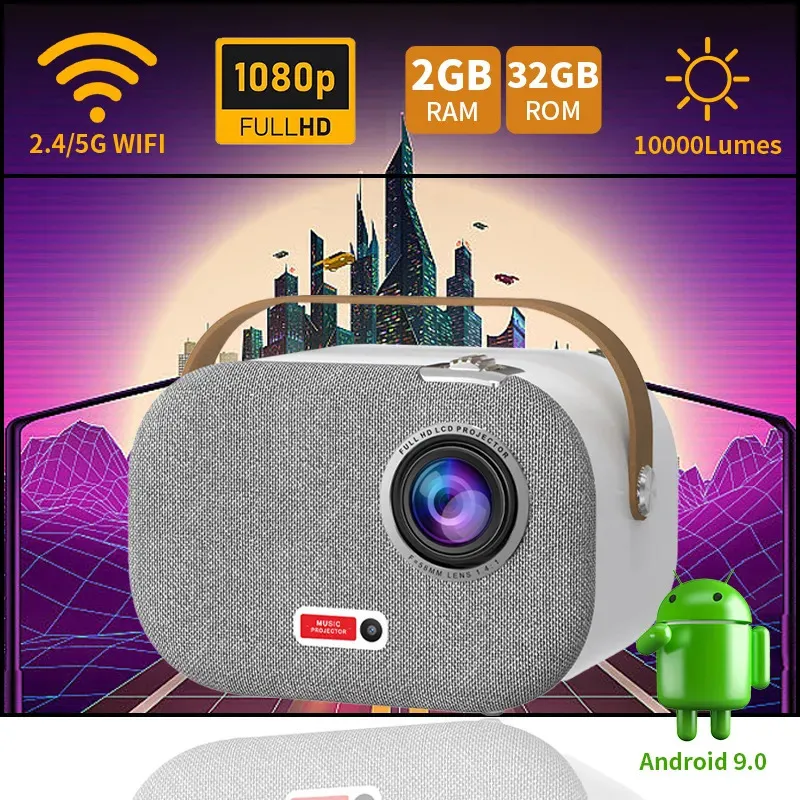 A30 MINI Projector Portable 4k Home Cinema Laser Smart TV Beamer LED Video