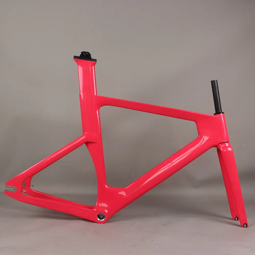 Aero Trackframe TR013 BSA BODEMBRAAFET Aangepaste verf koolstofvezel T700 Beschikbare maat 49/51/54/57 cm