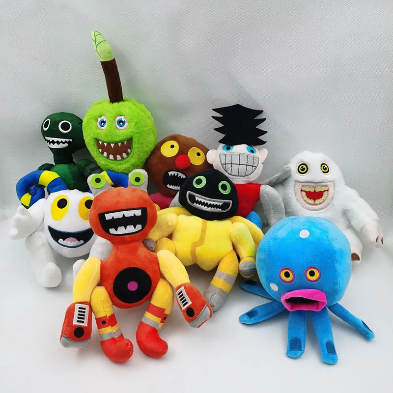 Novos estilos de brinquedo wubbox macus meus monstros cantando decorações de móveis para presentes infantis