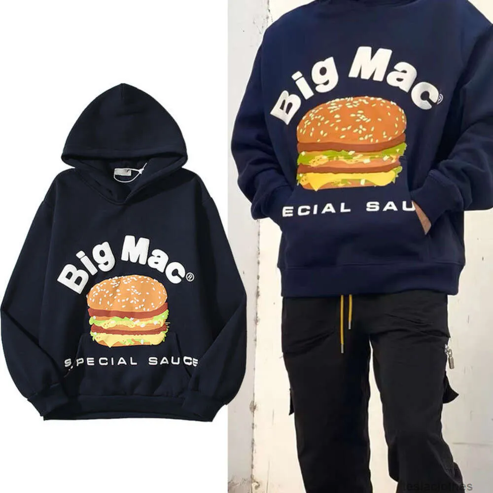 Designer hoodie mäns tröjor mode streetwear cpfm kanyes co br ed m skiv burger plysch tröja tryckt hoodie trend br street lös passform