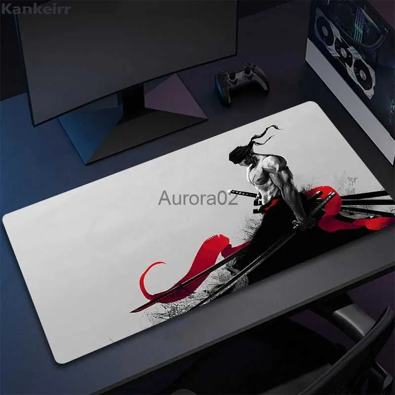 XXL One Piece Gaming Mouse Pad - Roronoa Zoro Extended Desk