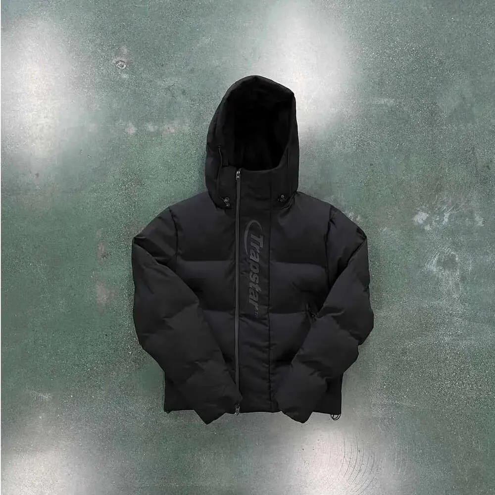 Модная толстовка с капюшоном Jaket Trapstar Pria Bordir Kualitas Terbaik Edisi Hitam Puffer Teknis Hyperdrive Mantel Ukuran Eu Xs-xl 2023