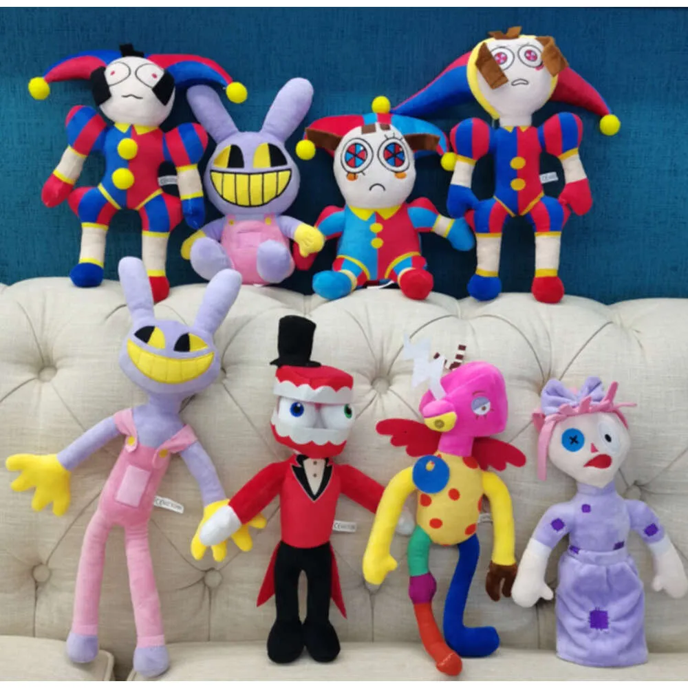 Incroyable Peluche De Cirque Numérique, Peluches Jouet Magique De Cirque  Numérique Clown Et Lapin Peluche Oreillers, Cadeau De Noël Approprié Pour  Adultes Et Enfants