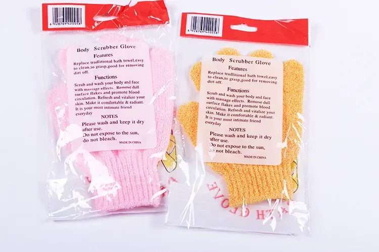 DHL Free ship Moisturizing Spa Skin Care Cloth Bath Glove Exfoliating Gloves Cloth Scrubber Face Body