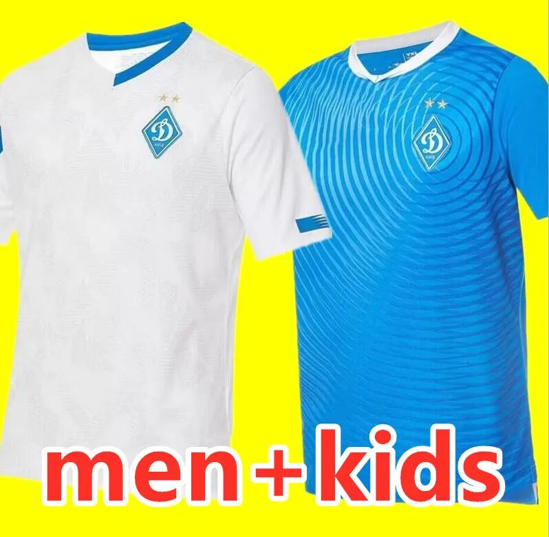 23 23 24ダイナモキエフメンズサッカージャージ2023 2024 Shaparenko de Pena Tsyhankov Tymchyk Sydorchuk Parris Home Away Football Shird Adult Sleeve Uniforms