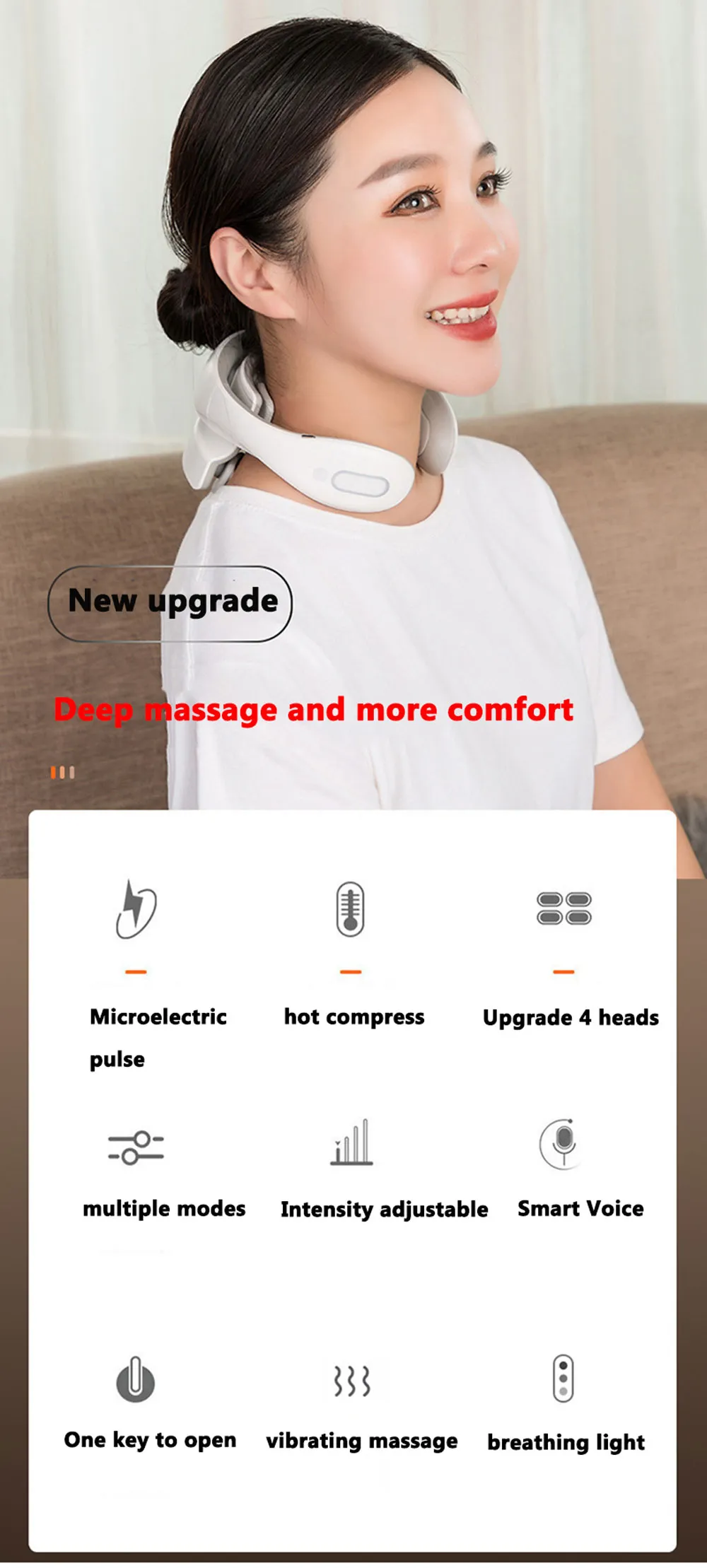 Vibration Neck Massagers Rechargeable Electric... From Huacheng01, $17.47 |  DHgate.Com