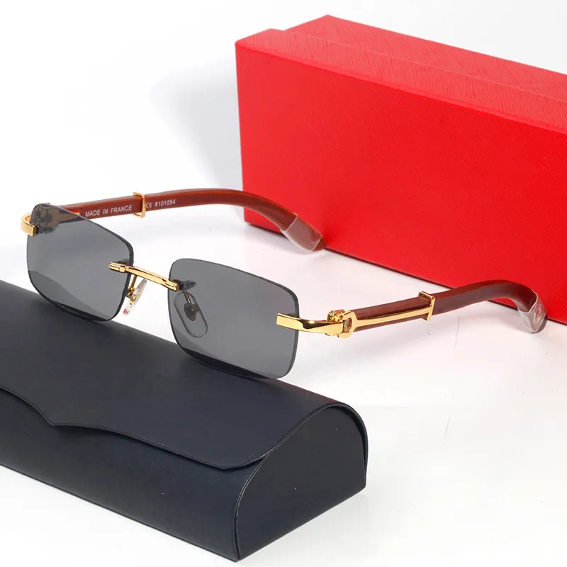 Mens Designer نظارة شمسية العلامة التجارية نظارة شمسية للمرأة الفهد Leopard Head Legs Lens Gold Silver Sunglass Origin