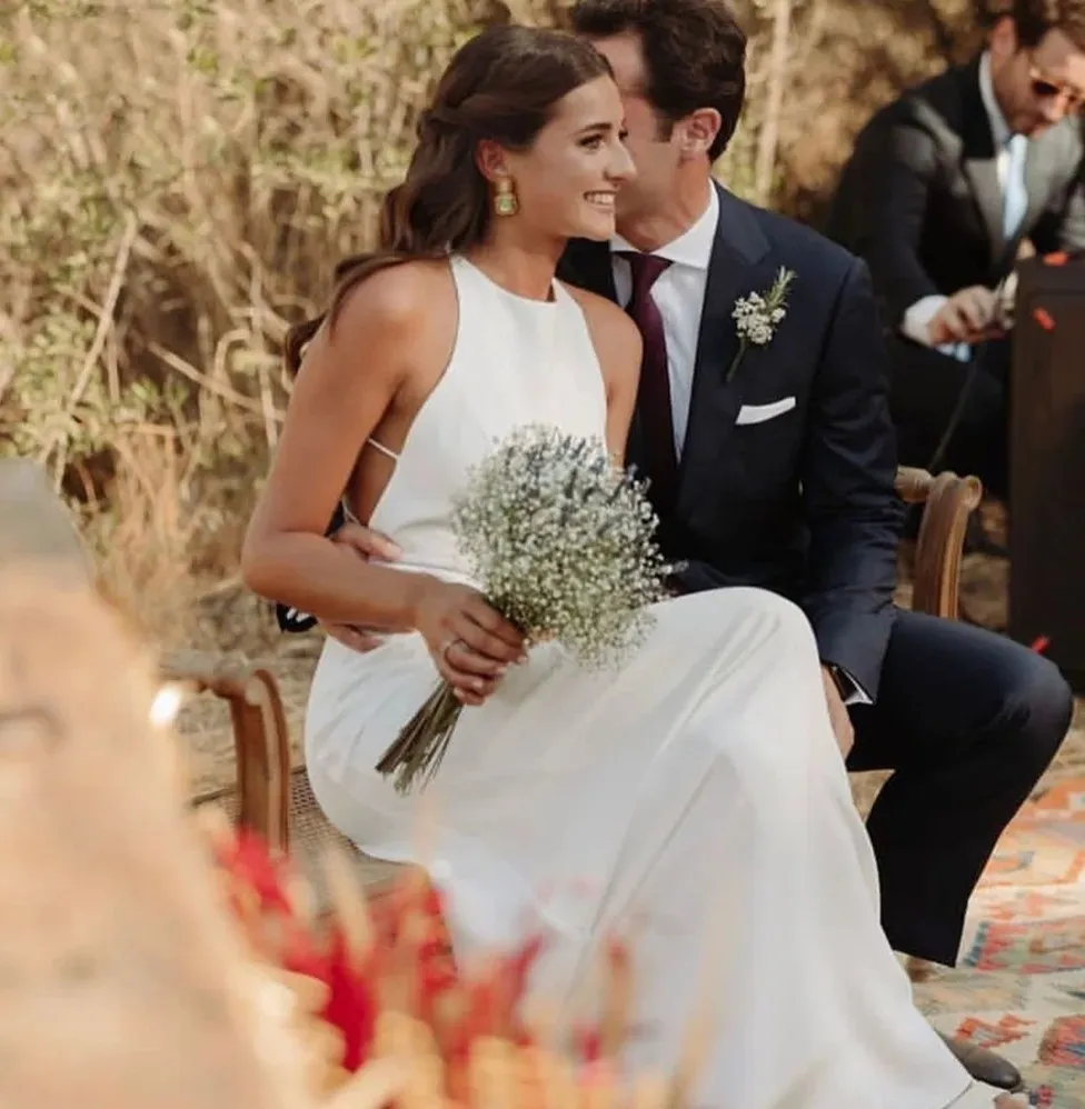 Halter Top Beach Dresses: Sleeveless A Line Chiffon... From Donnaweddingdress17, $91.46 | DHgate.Com Halter Top Beach Dresses: Sleeveless A Line Chiffon... From Donnaweddingdress17, $91.46 | DHgate.Com
