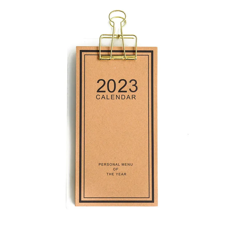 Menu Style Board Clip Calendar Fashion Memo Notedpad Planner for Cafe Restaurant Home Office Stationery Supplies