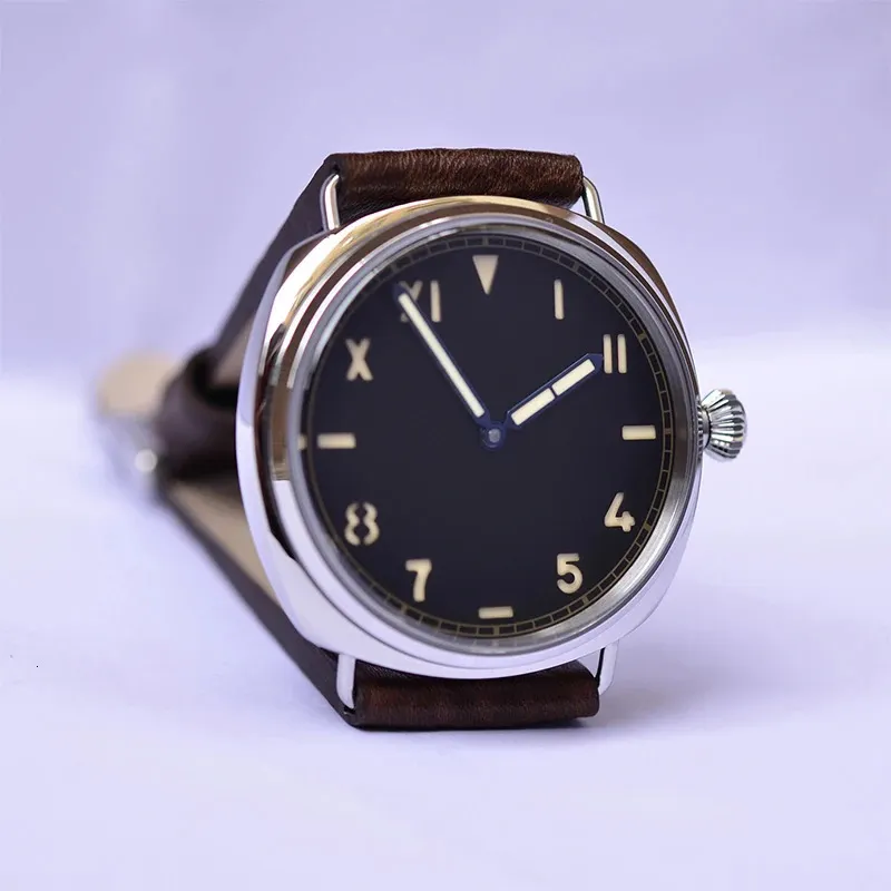 Manual Winding Baltany California Sand Dial Military Watch, Italian Retro  Waterproof 100m Luminous Wristwatch for Men, 2024