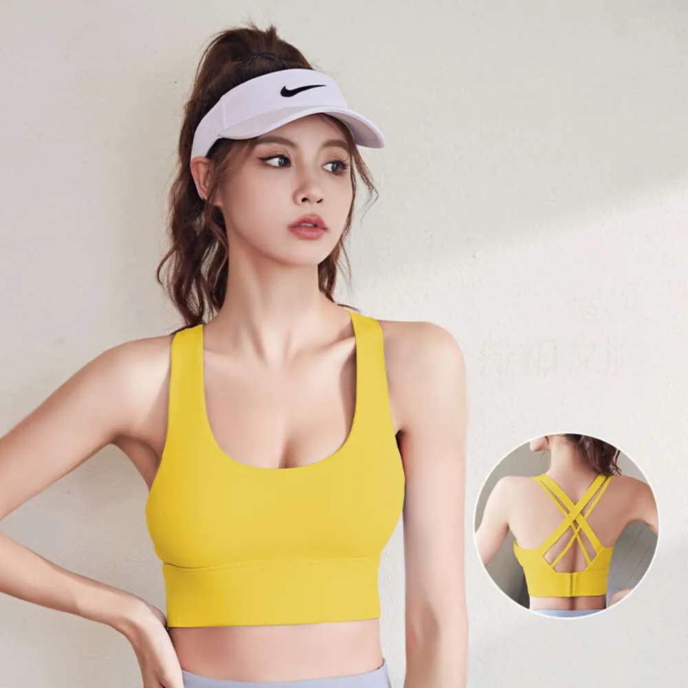 Lu Lu Align Lemon Yoga Outfit Bras Summer Sports Bra For Women Top