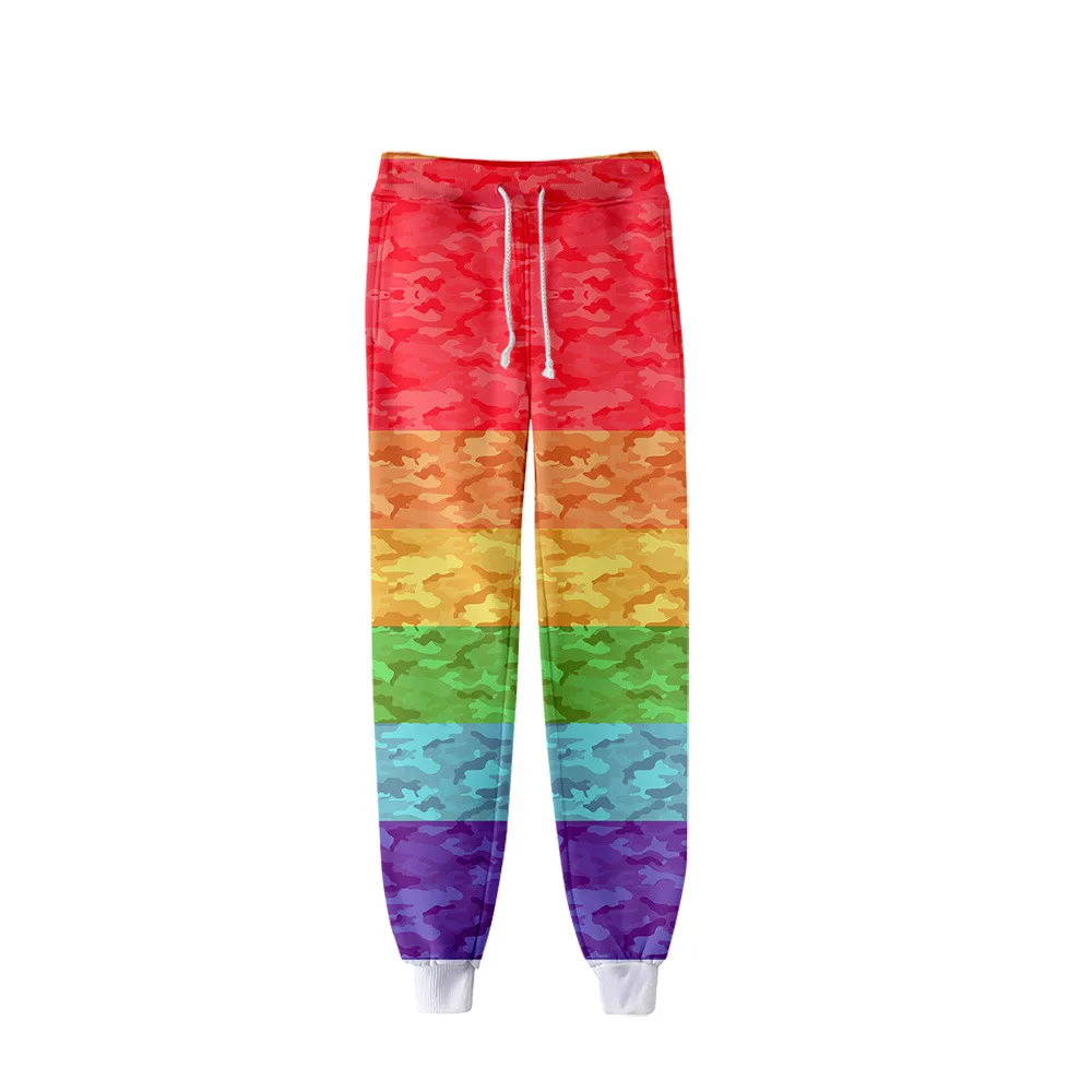 3D-Druck Männer Frauen LGBT Lesben Gay Pride Regenbogenflagge Schweiß Harajuku Ganzkörper-Jogginghose Winterhose Lässige lustige Hose003